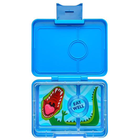 Yumbox Snack Surf Blue (Bandeja Dinosaurio)