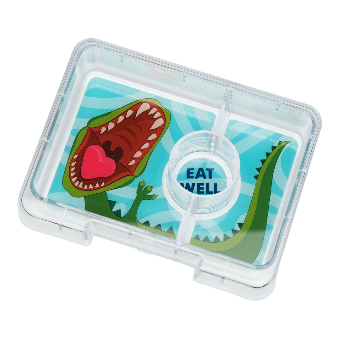 Yumbox Snack Surf Blue (Bandeja Dinosaurio)