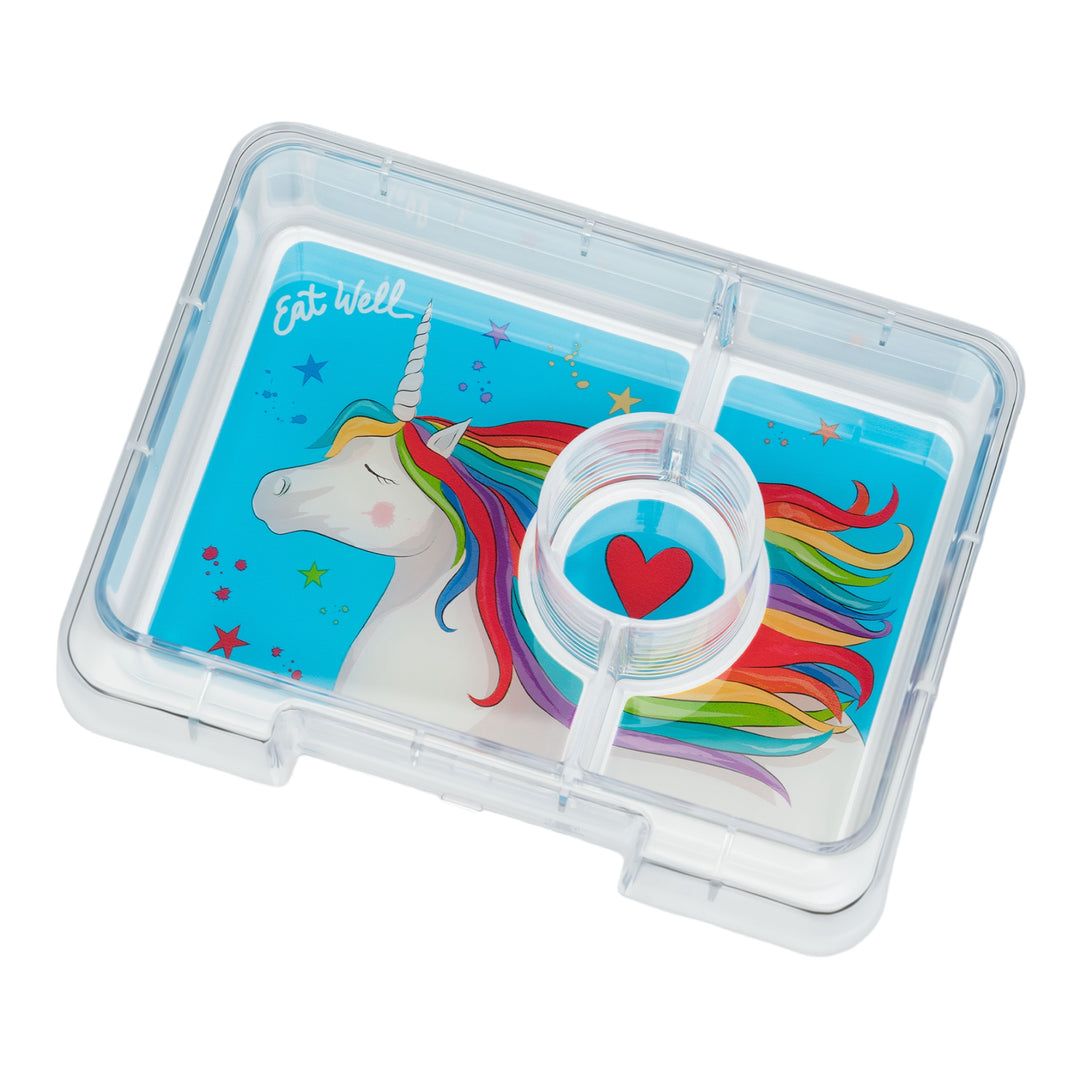 Yumbox Snack Malibú Purple (Bandeja Unicornio Mágico)